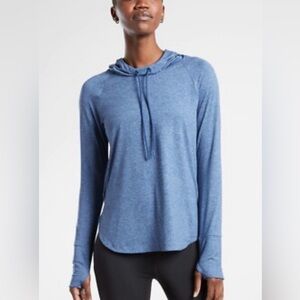 Athleta Uptempo Hoodie. XS. UPF 50+. Blue.